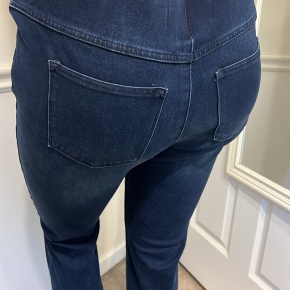 SOFT SURROUNDINGS Size Large Pull on High Rise Elastic Waist Jeans - Picture 3 of 8